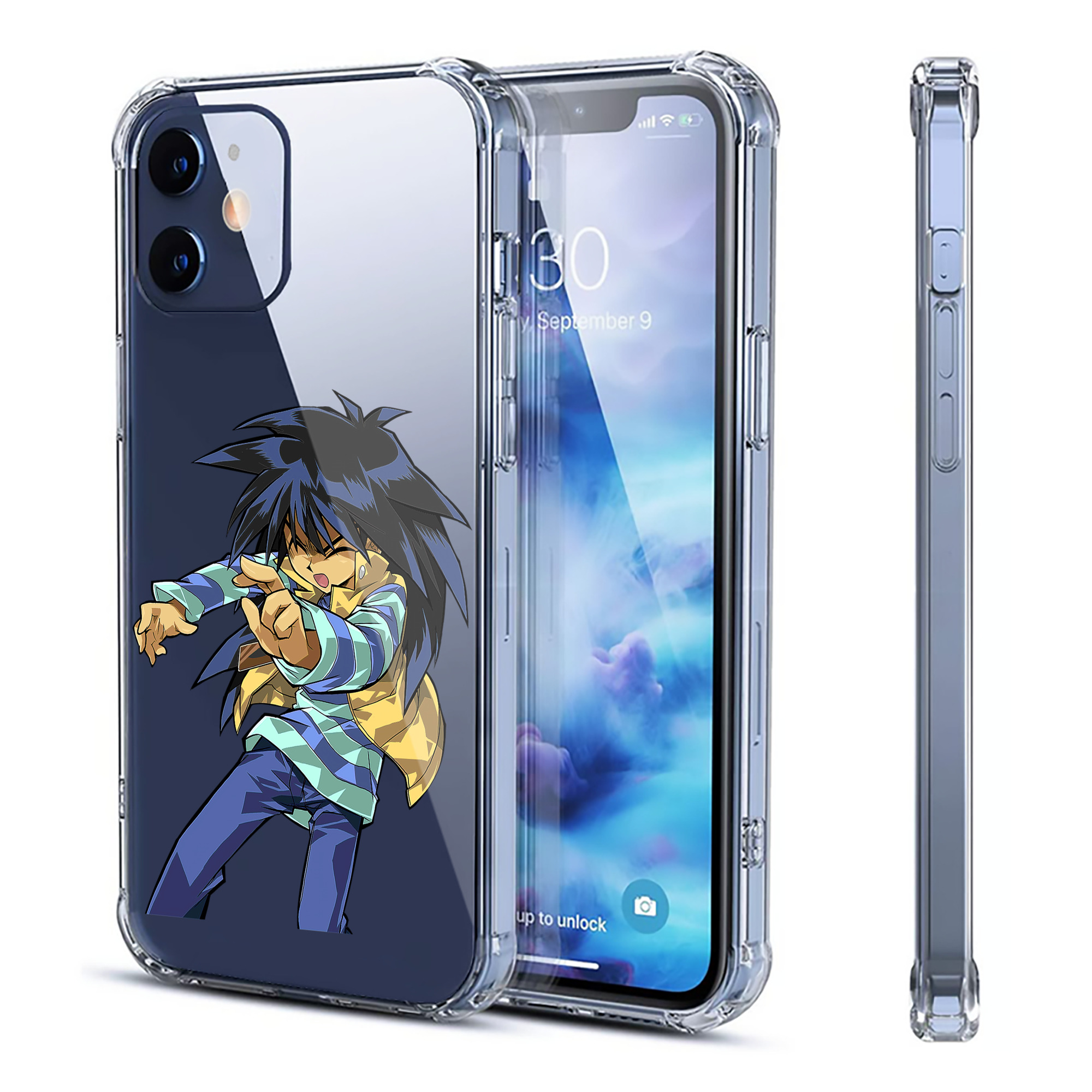 （画像用） 遊☆戯☆王 Yu-Gi-Oh! 【iPhone 12シリーズ対応】透明スマホケース（クリアソフトケース）